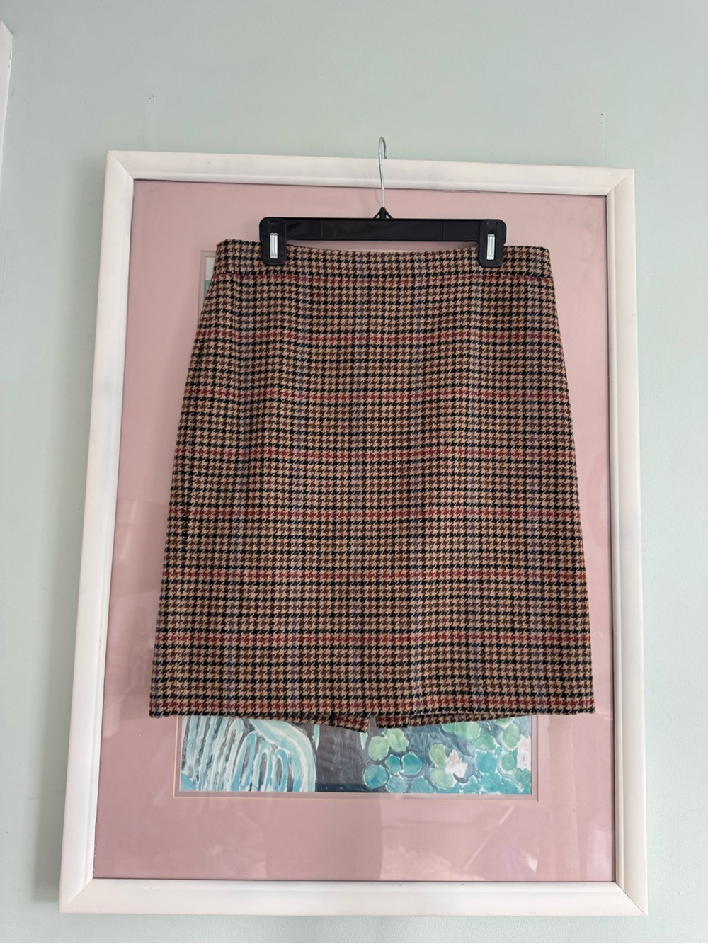 J. Crew Multicolor Houndstooth Mini Skirt